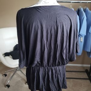 H&M XL Brand new black wrap blouse